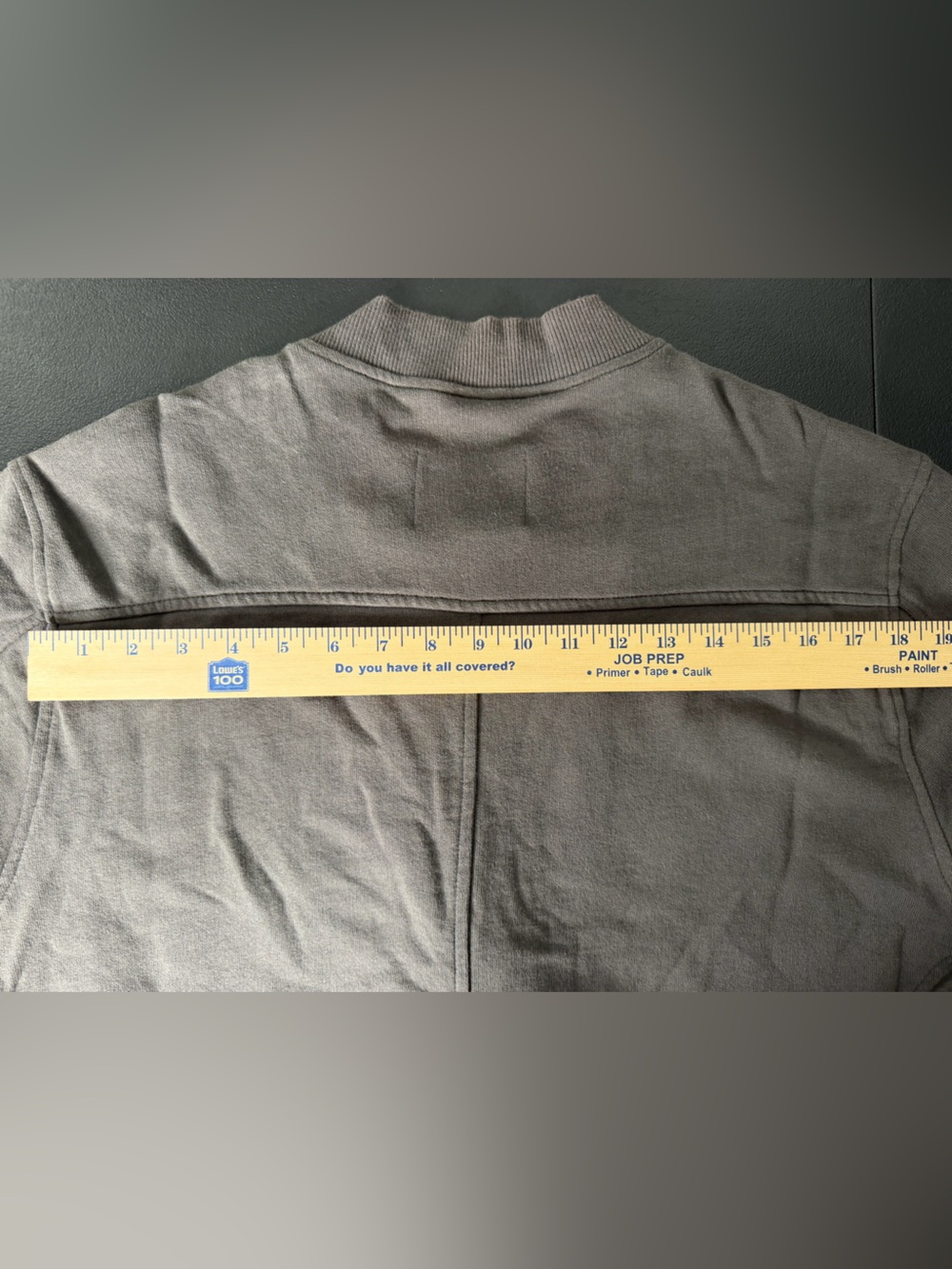 Lucky Brand Men's Zip-Up Sweatshirt Bomber Jacket Size Large Gray 100 cotton - Picture 13 of 13
